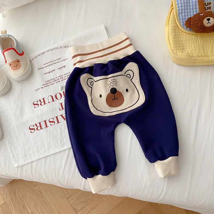  Baby Boy Cartoon Bear Pants