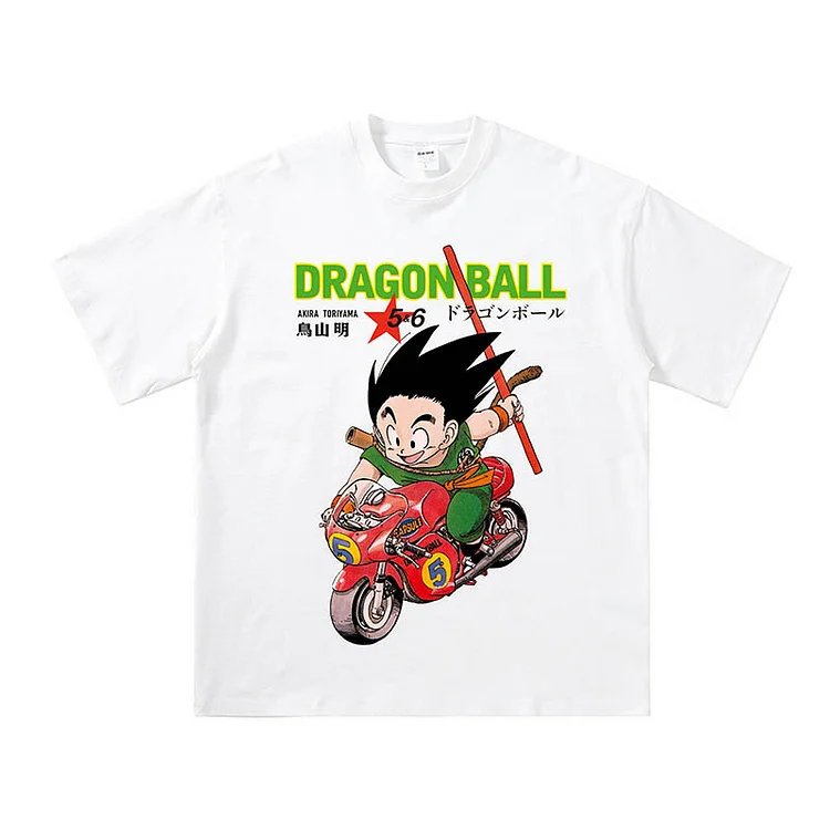 Pure Cotton Dragon Ball Goku Retro T-shirt weebmemes