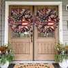 4th of July Wreath Patriotic American Wreath for Independence Day & Memorial Day