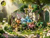 Anniversary Eevee Family Garden Scene - Pokemon Resin Statue - Moon Shadow Studios