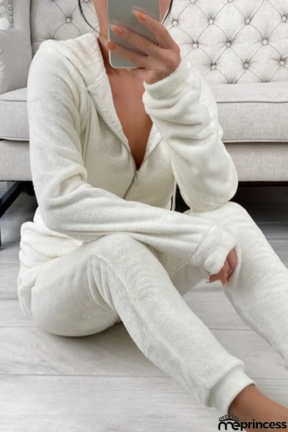 Fleece Hoodie and Pants Sportswear