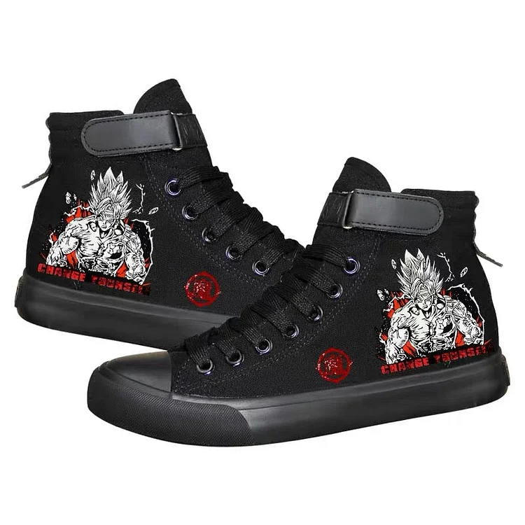 Mayoulove Anime Dragon Ball #3 High Tops Casual Canvas Shoes Unisex Sneakers-Mayoulove