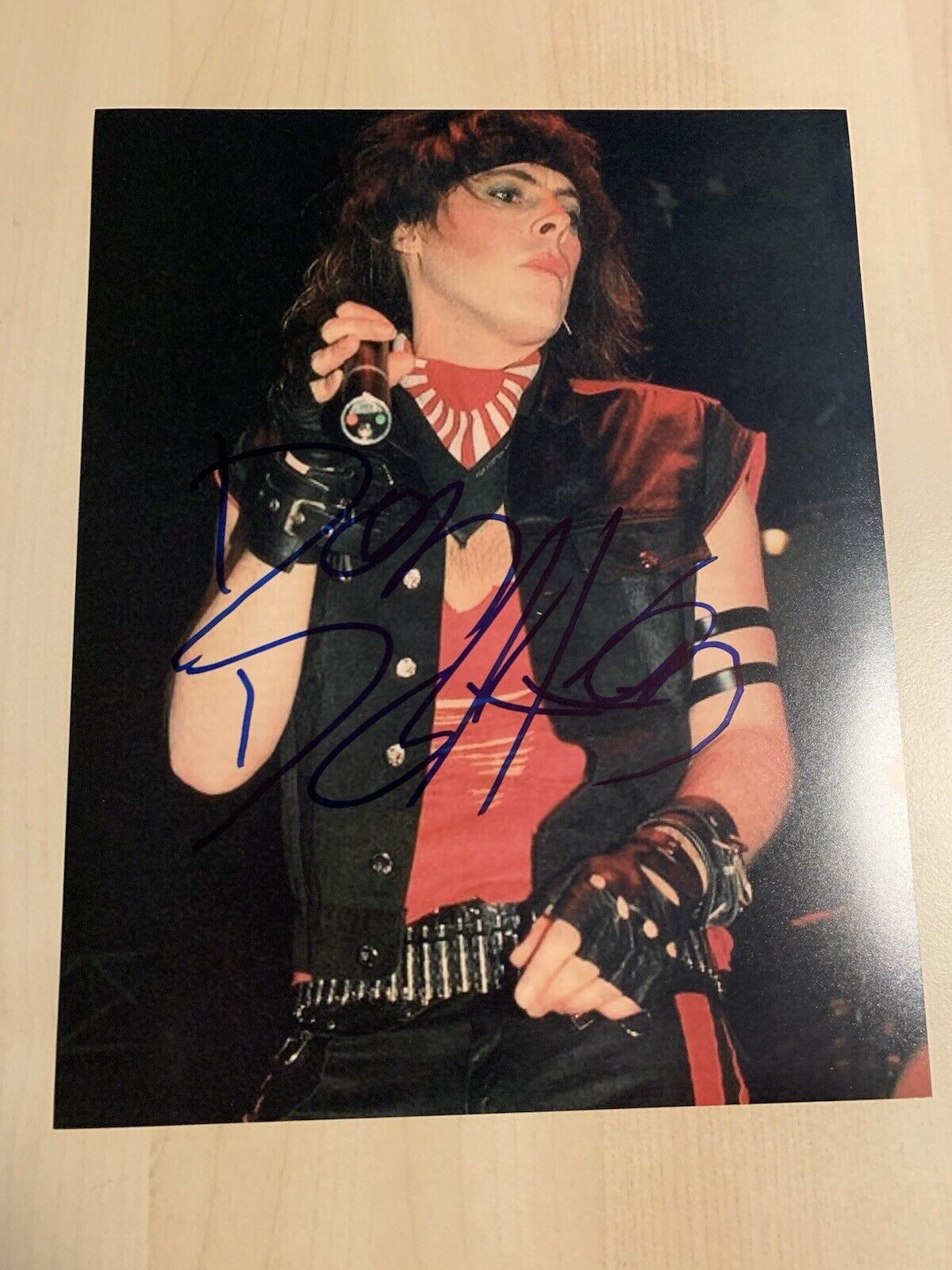 DON DOKKEN SIGNED 8x10 Photo Poster painting AUTOGRAPHED DOKKEN BAND ORIGINAL LEAD SINGER COA