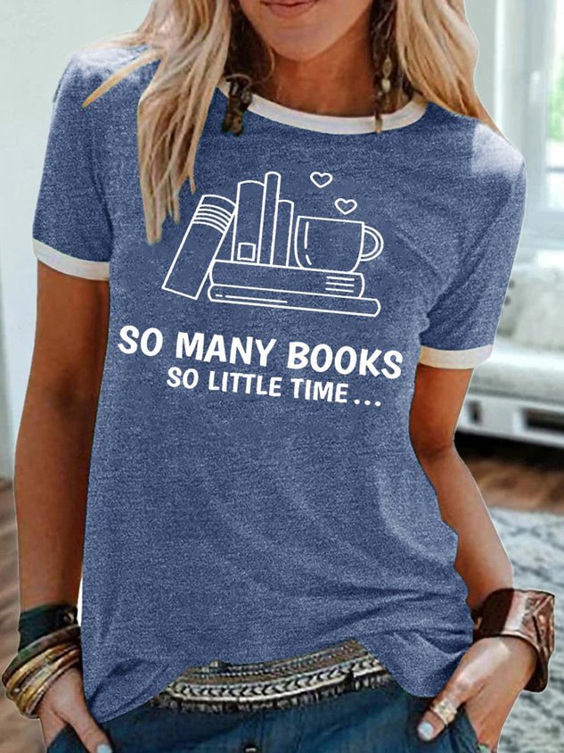 Book Lover Reading Casual Short Sleeve T-Shirt