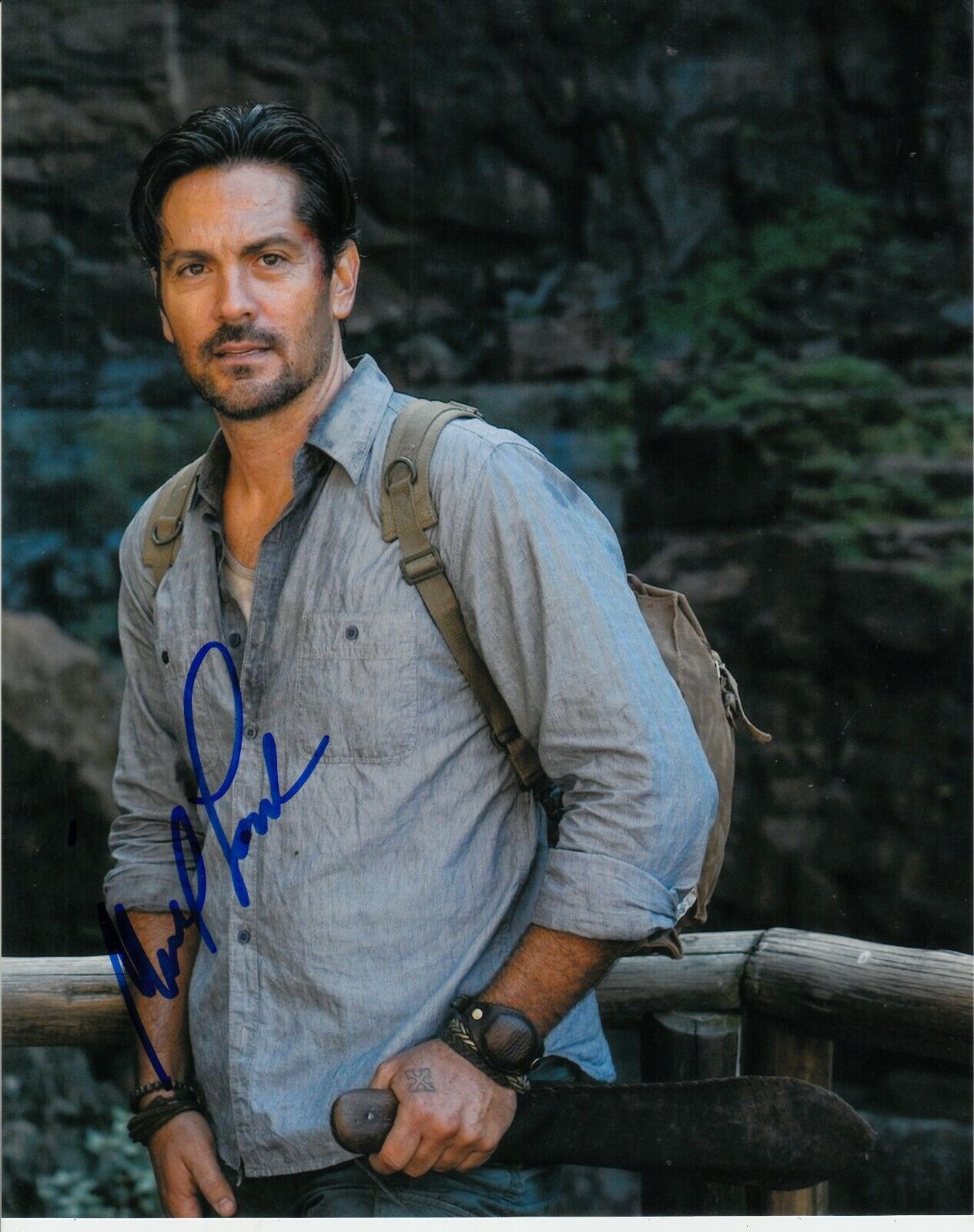 MICHAEL LANDES SIGNED HOOTEN & THE LADY Photo Poster painting UACC REG 242 (5)