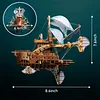 3D Wooden Puzzles for Adults, DIY Fantasy Spaceship Model Kit, 