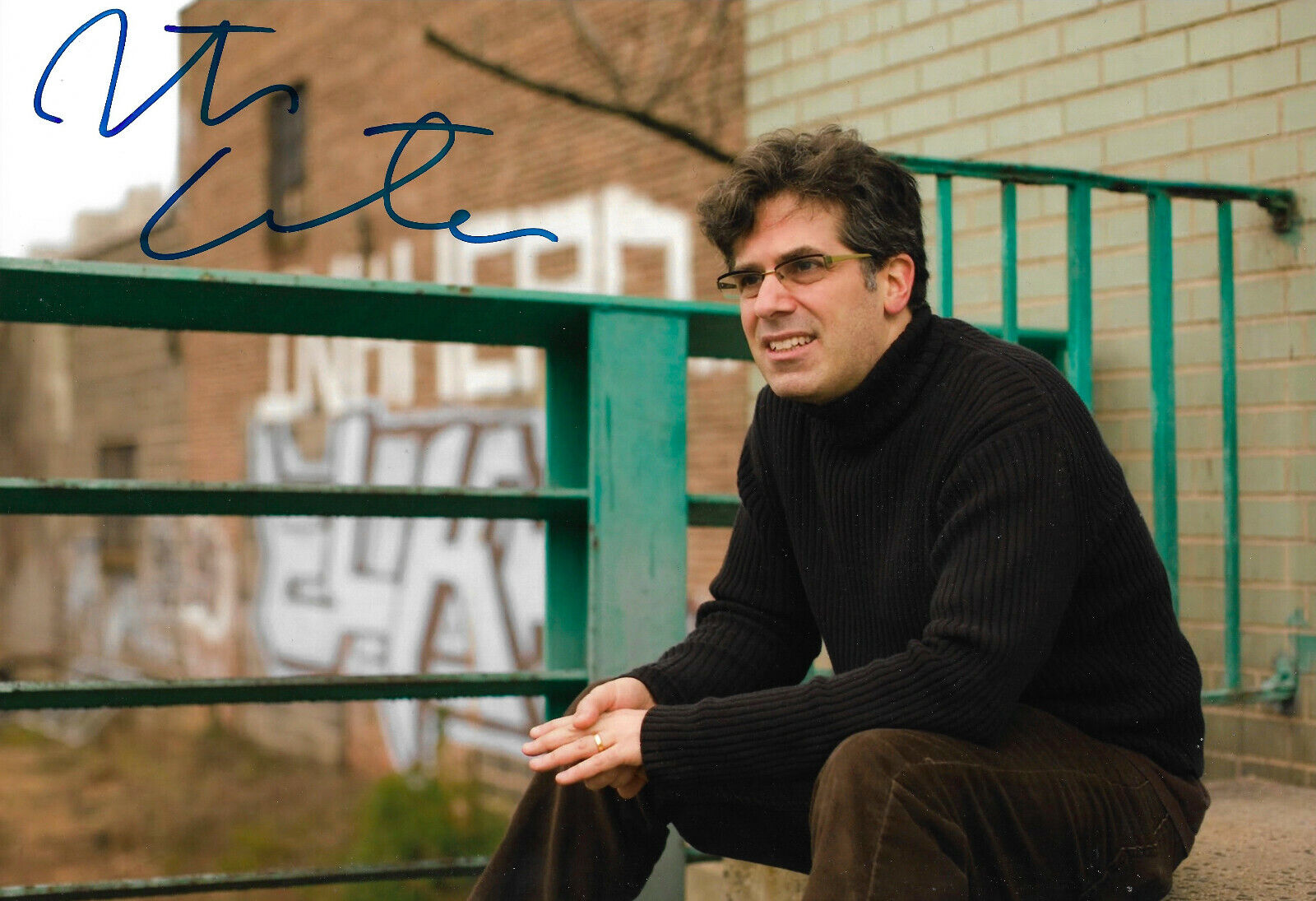 Jonathan Lethem Writer signed 8x12 inch Photo Poster painting autograph
