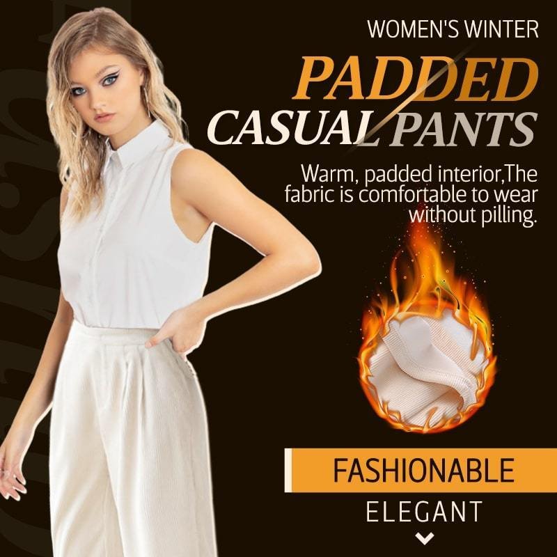 Women's Winter Padded Casual Pants