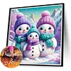 Diamond Painting -DIY Round Drill Snowman