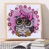 Cute Owl  | Crystal Rhinestone  | Full Round Diamond Painting Kits