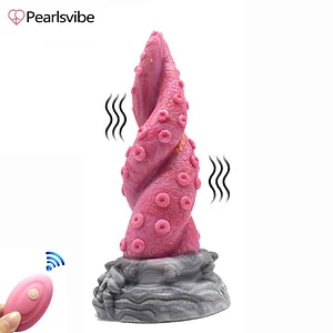 Colorful Vibrating Anal Plug Particles, Male And Female Sex Toys Vaginal And Anal Masturbation Orgasm Sticks