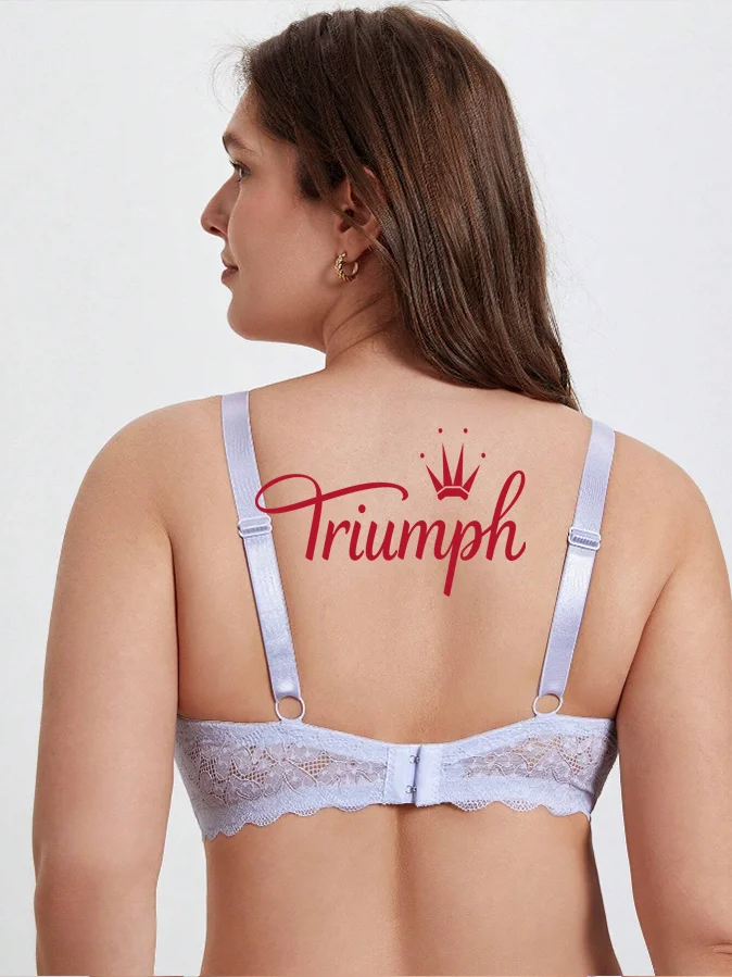 Triumph - (3 ks) čipkovan&aacute; podprsenka nadmernej veľkosti