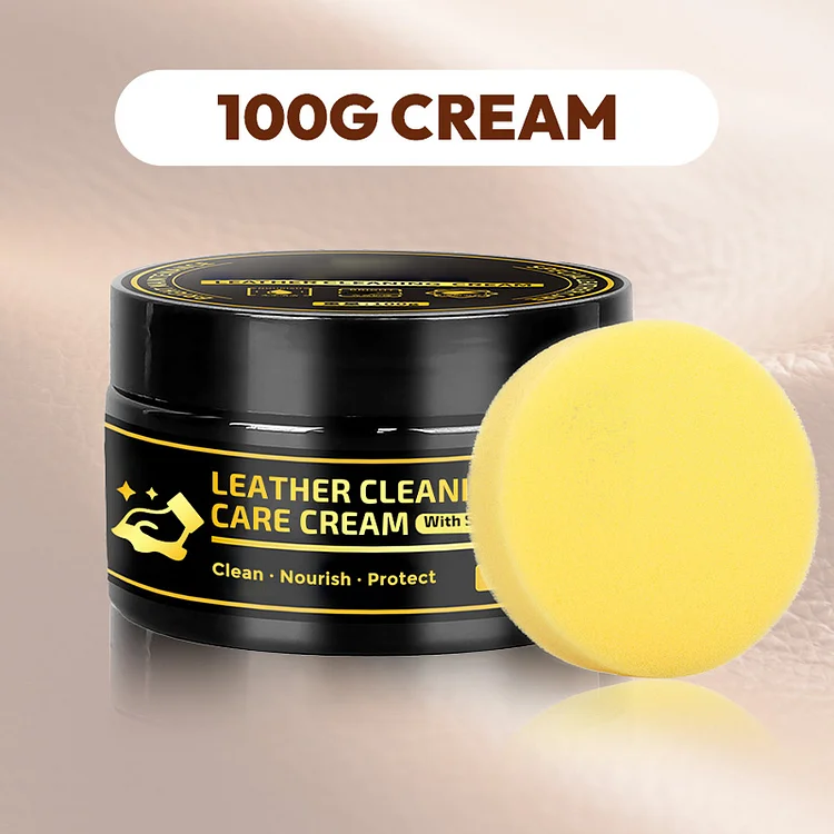 Crema per la cura della pelle con applicatore in spugna
