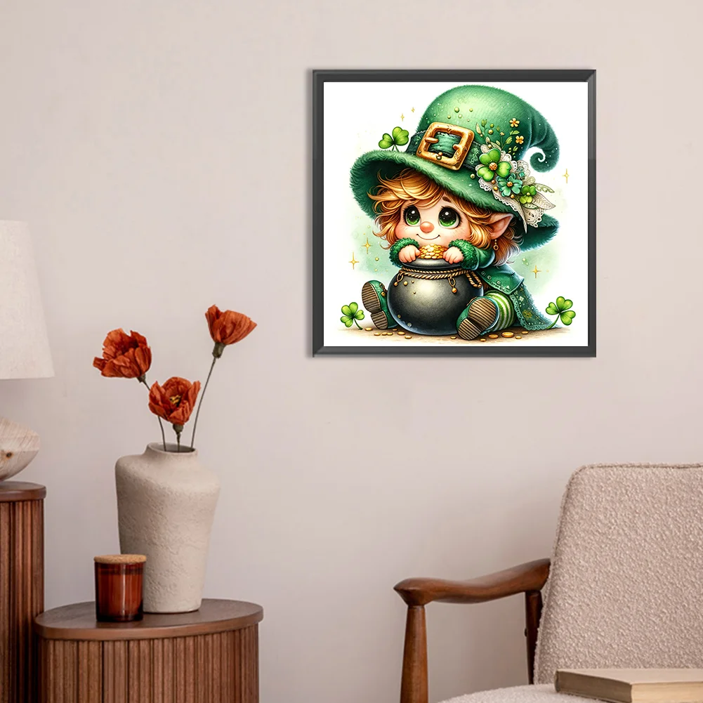 Diamond Painting - Full Round Drill - St.Patrick's Day(Canvas|30*30cm)