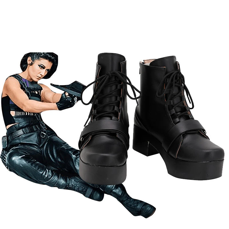 BoP Birds of Prey Raubvögel Huntress Jägerin Stiefel Cosplay Schuhe
