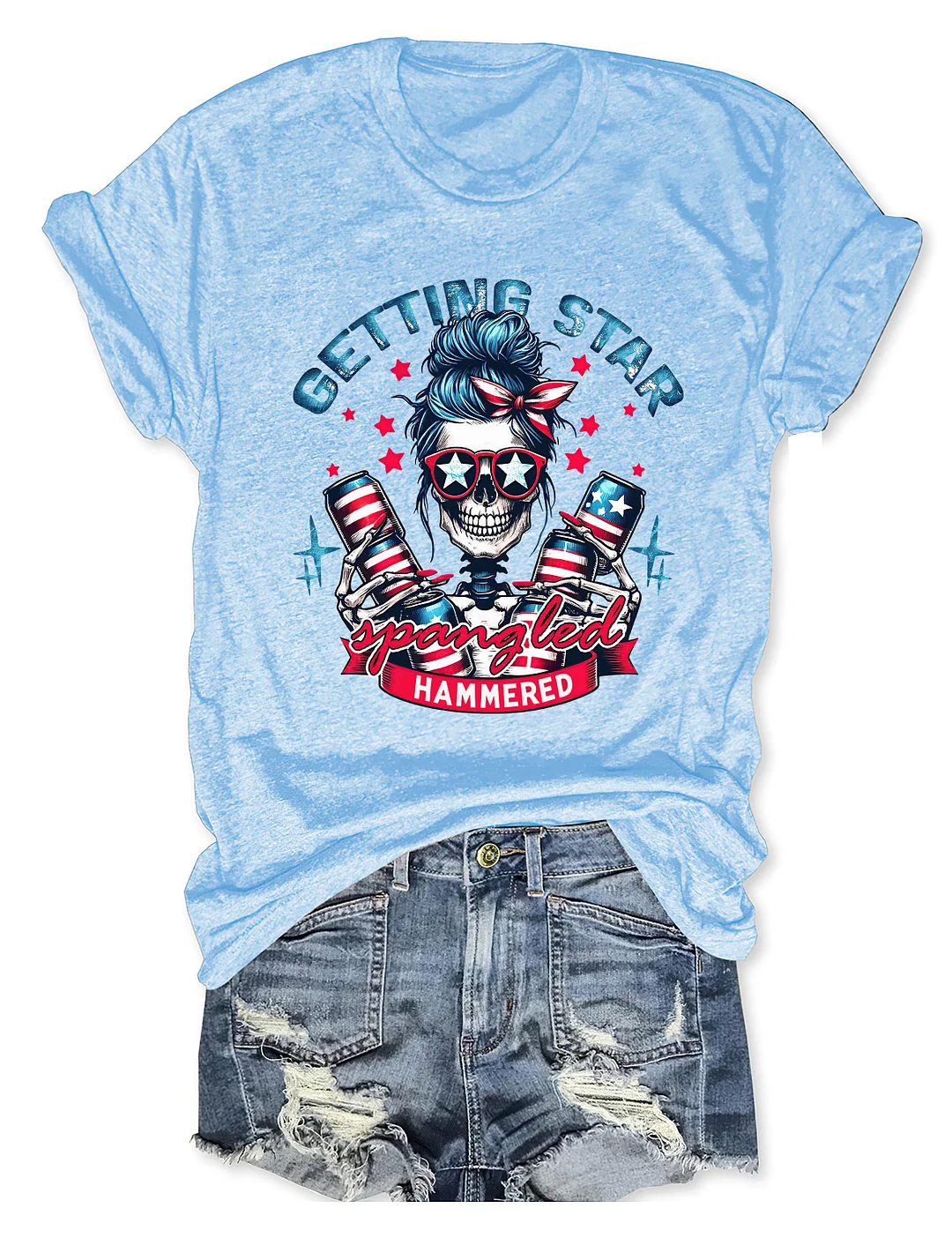 Getting Star Spangled Hammered T-shirt