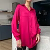 Gioiacombo&trade; Nuova camicia elegante a maniche lunghe da donna senior