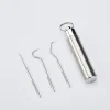 304 portable toothpick stainless steel household flossing mini multi-function tool