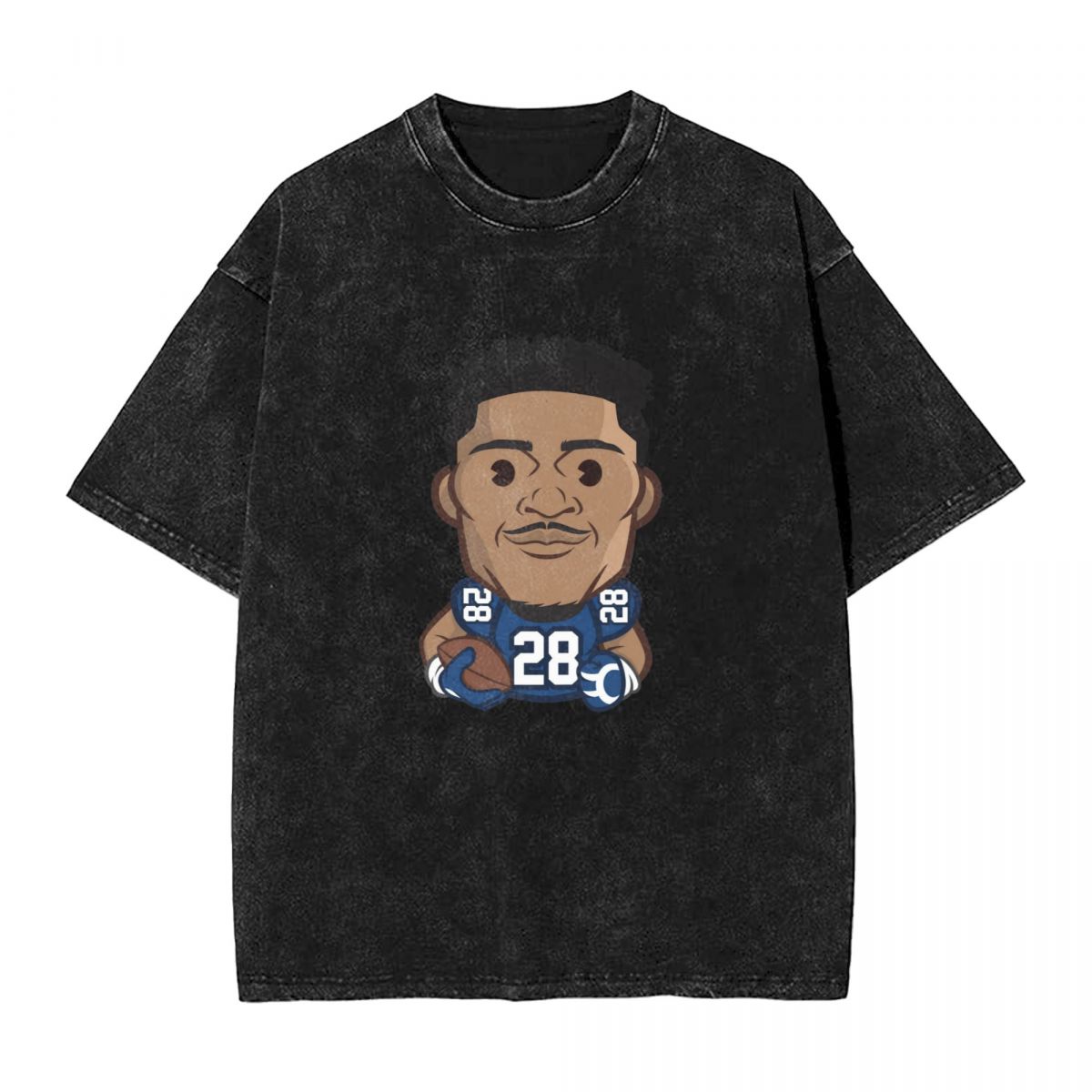 Indianapolis Colts Jonathan Taylor Emoji Men's Oversized Streetwear Tee Shirts