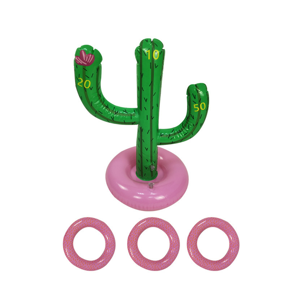 

Outdoor Swimming Pool Inflatable Cactus Ring Throwing Game Party Bar Supply, 501 Original