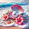 (Multi-Style)Beach Scenery-11CT Stamped Cross Stitch 40*40cm/15.75*15.75in tapestrymarket