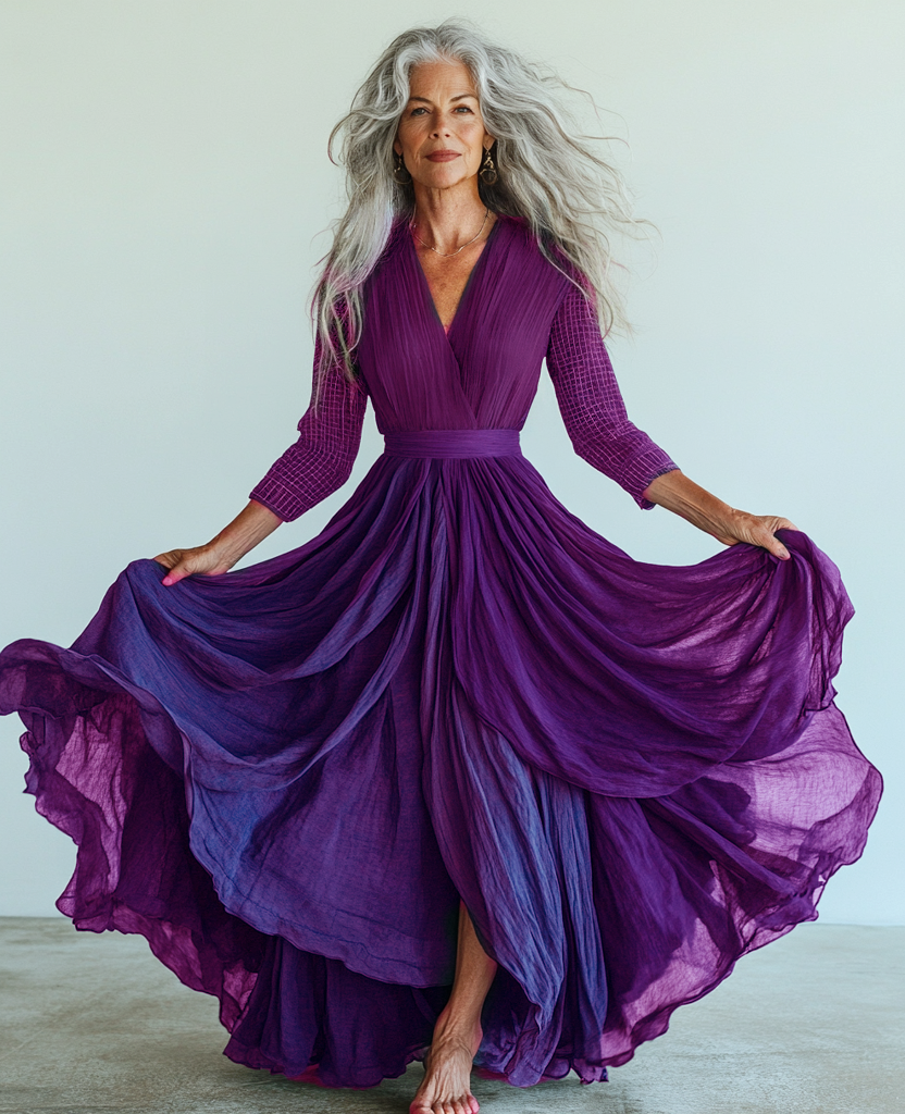 Vintage loose Linen Dress