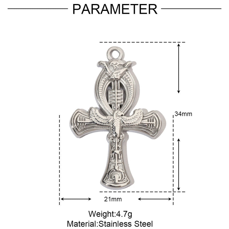 3 PCS/Package 25*44mm 35*40mm 37*40mm Titanium Steel Pearl Zircon Cross Sun Heart Shape Pendant Jewelry Accessories