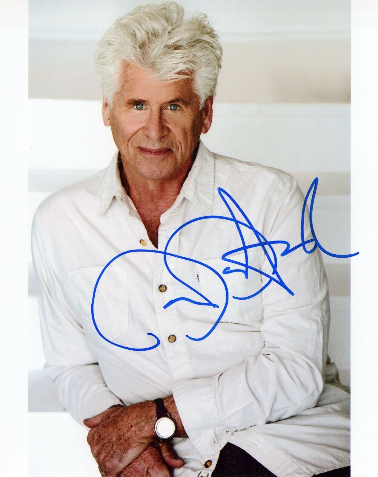 Barry Bostwick head shot autographed Photo Poster painting signed 8x10 #1