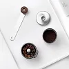 Portable Manual Coffee Grinder -Higher Hardness Conical Ceramic Burrs Stainless Steel Hand With Fine powder adjustment Settings Great Gift For Home Office Travel or Outdoor