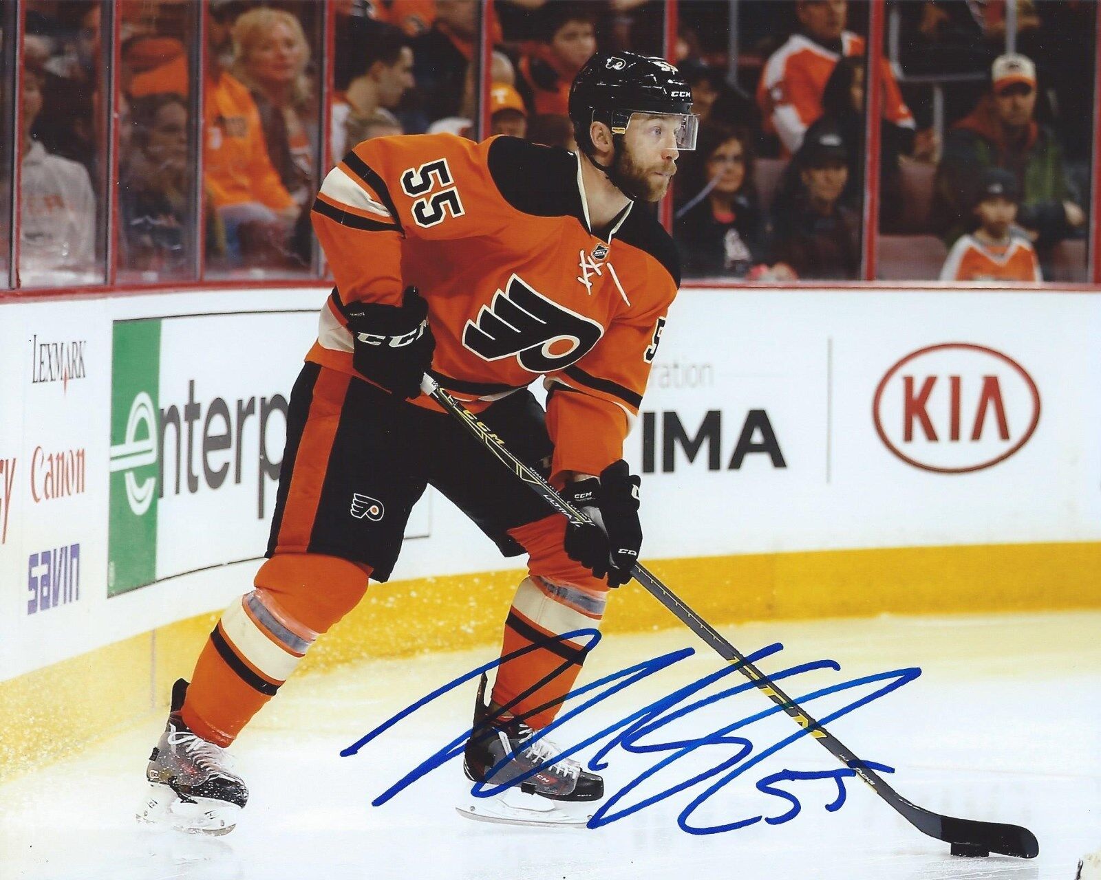 Nick Schultz Signed 8x10 Photo Poster painting Philadelphia Flyers Autographed COA C