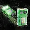 COB+SMD LED Outdoor Mini Flashlight Rotatable Power Display Hat Clip Work Light