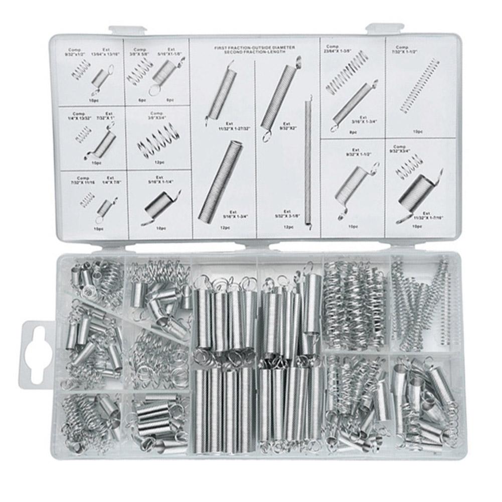 

200pcs Zinc Plated Compression Extension Springs for Repairs Tension Spring, 501 Original