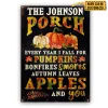 Fall Sign, Fall Harvest I Fall For Pumpkins Custom Classic Metal Sign, Porch Decoration Sign, Autumn Porch Decor