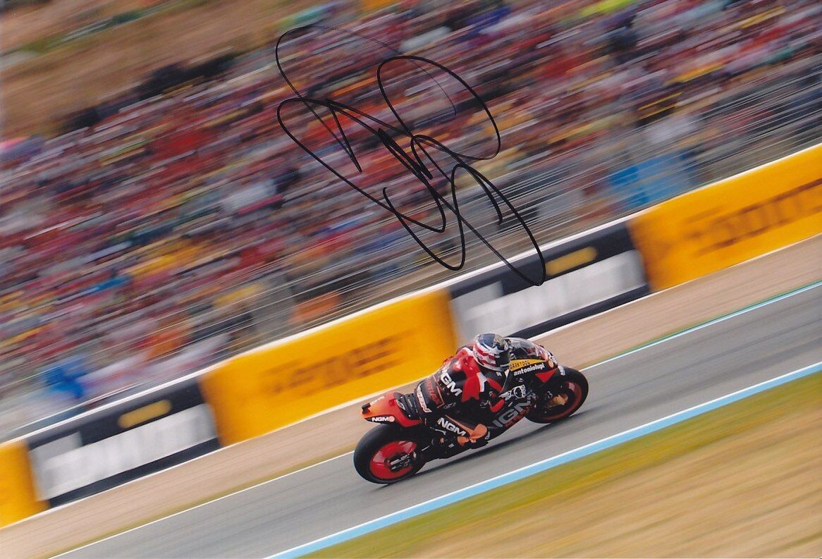 MotoGP COLIN EDWARDS Signed MOBILE FORWARD RACING Colour 12x8 Photo Poster painting (B)