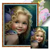 uk.everydayedeals (Limited Stock)11CT Full Stamped&nbsp;Cross Stitch - Girl (40*50CM)