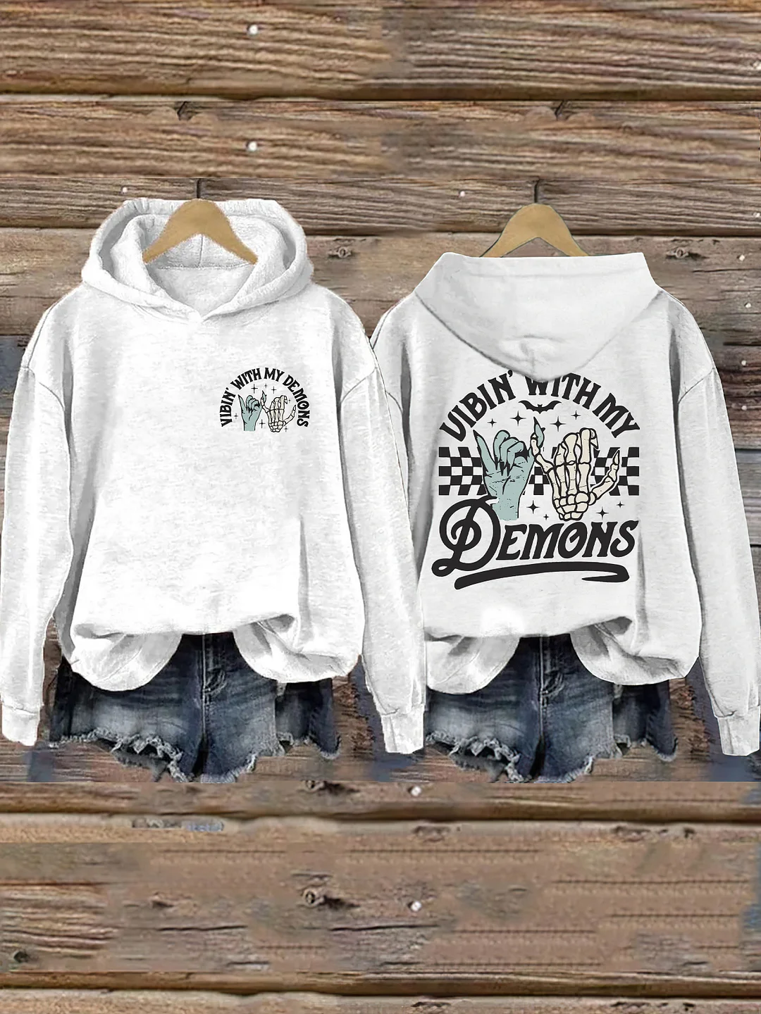 Vibin&rsquo; With My Demons Hoodie