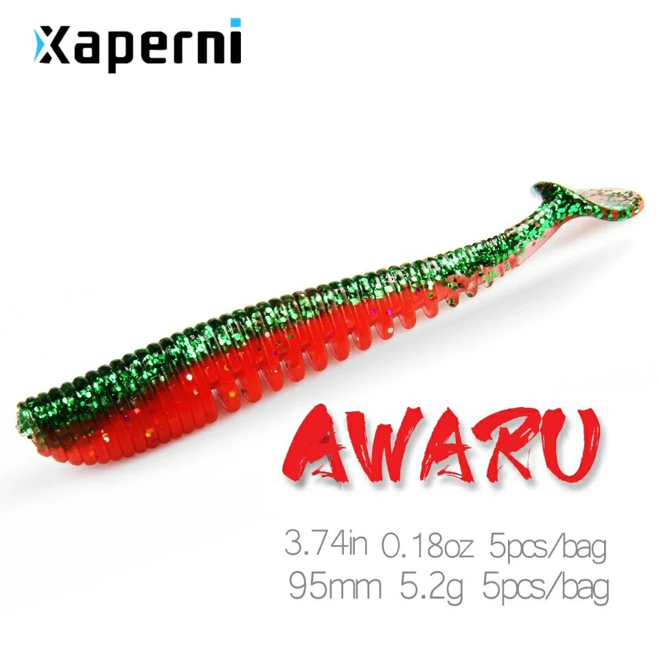 Xaperni 95mm 5.2g Fishing Lures soft lure Artificial Bait Predator Tackle jerkbaits for pike and bass