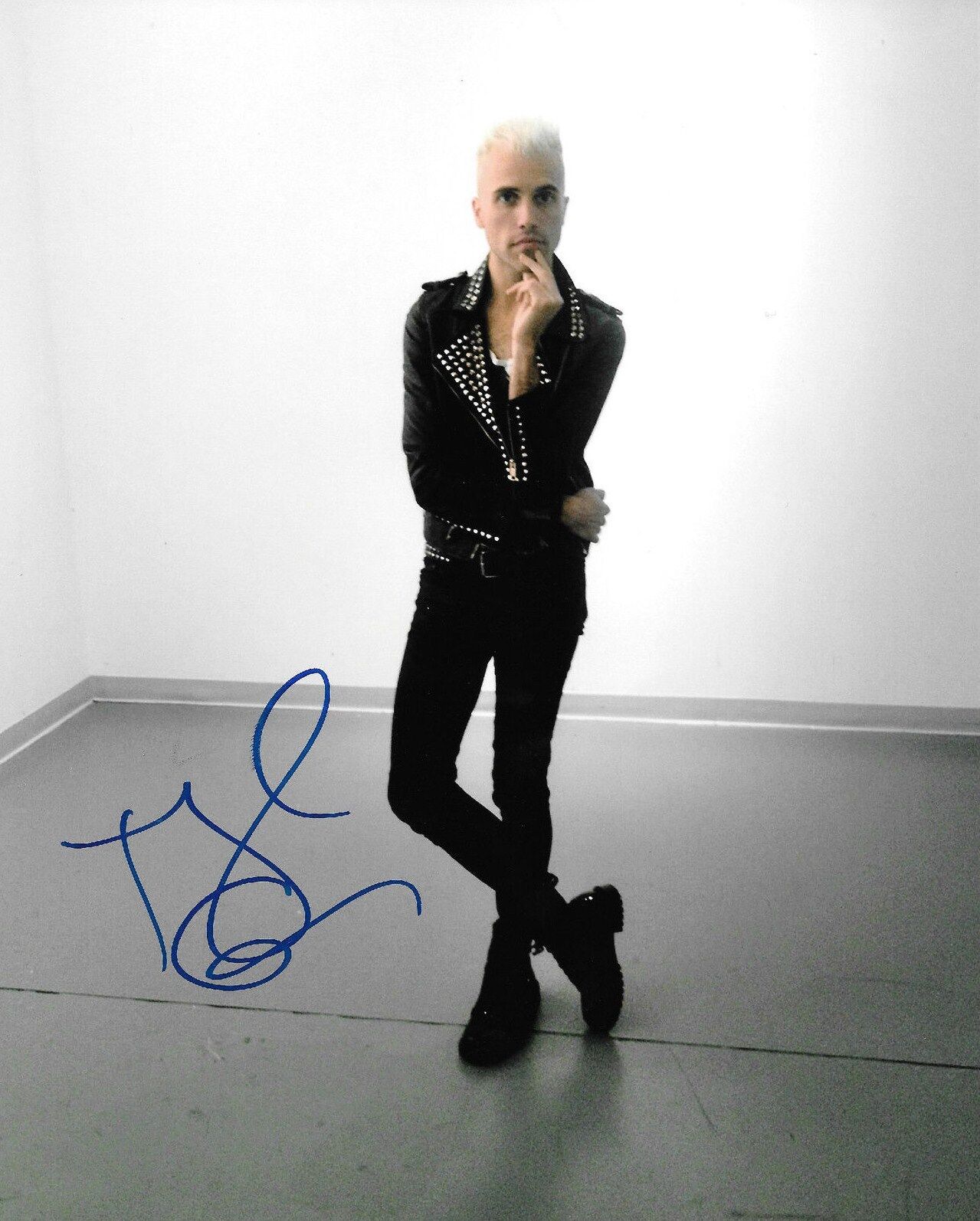 GFA Neon Trees Rock Band * TYLER GLENN * Signed 8x10 Photo Poster painting T1 PROOF COA