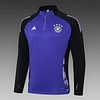 Joyfball 2024/2025 Germany Half-Pull Training Suit Purple Football Shirt 1:1 Thai Quality
