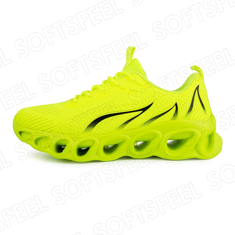 Softsfeel Women's Relieve Foot Pain Perfect Walking Shoes - Fluorescent Green