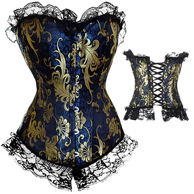 Billionm Sexy Women steampunk clothing gothic Plus Size Corsets Lace Up boned Overbust Bustier Waist Cincher Body shaper corselet S-6XL