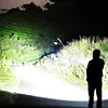 LED Mini Portable Flashlight USB Rechargeable Power Display Emergency Work Light