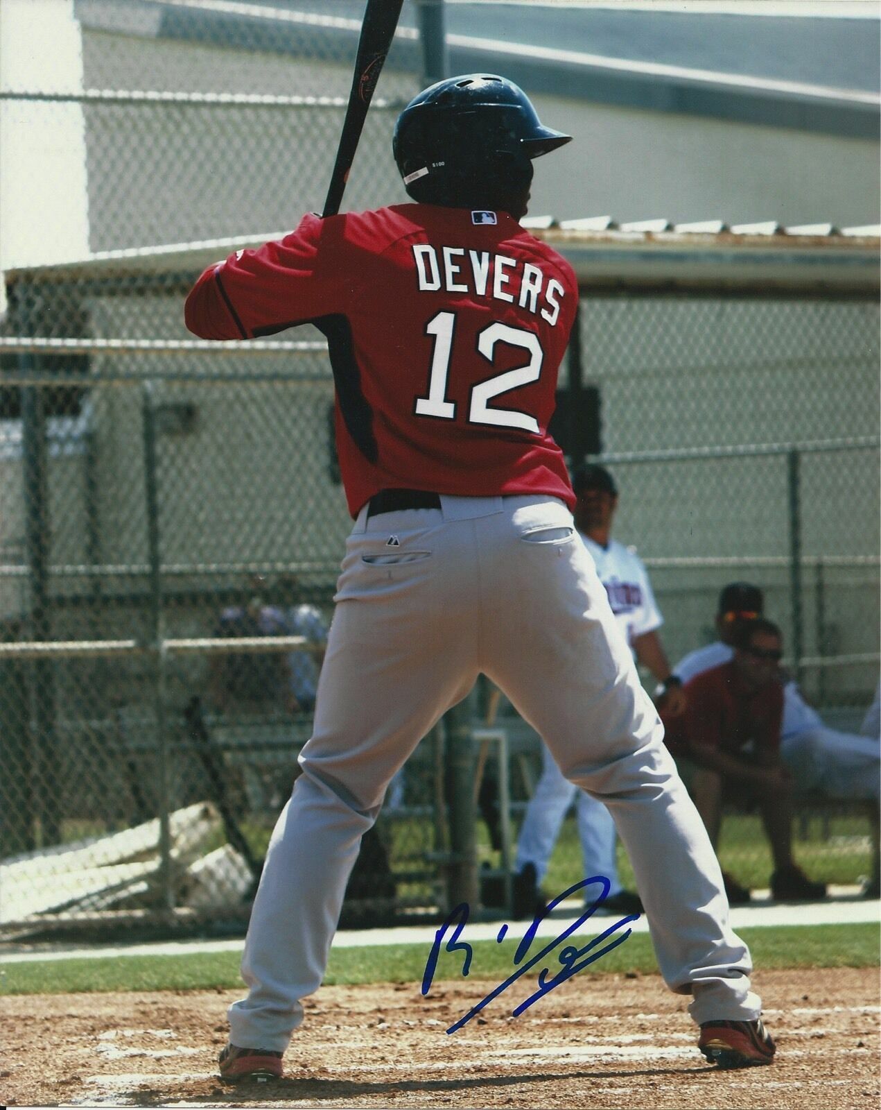 Rafael Devers Autographed Signed 8x10 Photo Poster painting ( Red Sox ) REPRINT