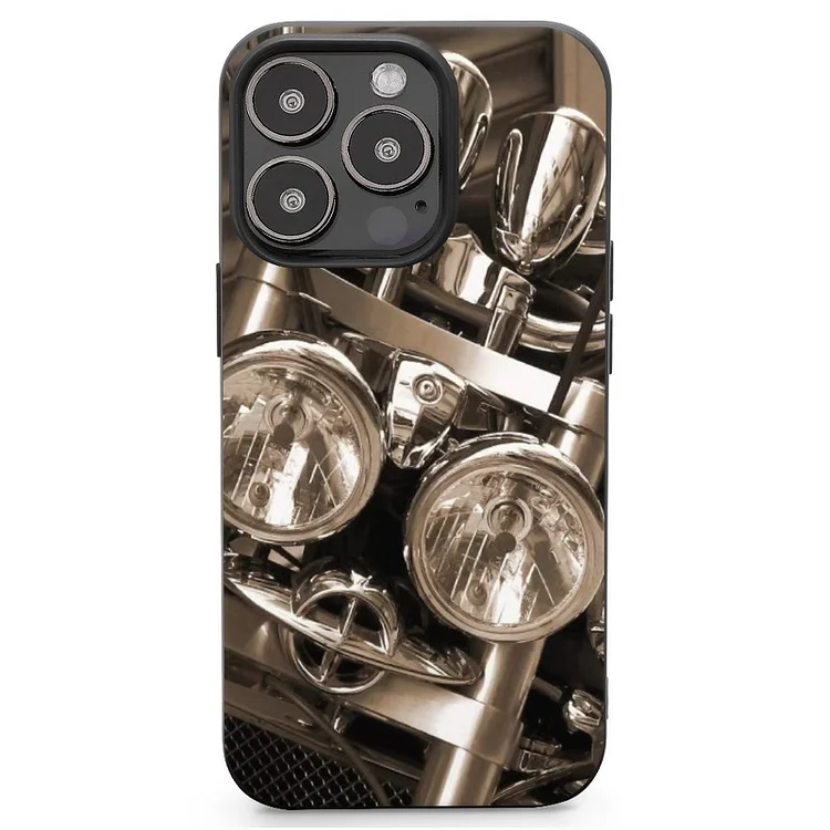 Harley Motorcycle Mobile Phone Case Shell For IPhone 13 and iPhone14 Pro Max and IPhone 15 Plus Case - Heather Prints Shirts