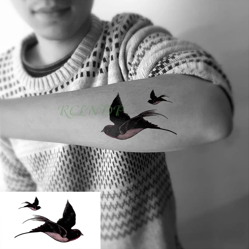 Waterproof Temporary Tattoo Stickers Angel Wing fake Tatto Flash Tatoo Tatouage Body Art Hand Back Foot for Girl Women Men lady