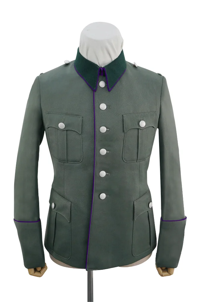   Wehrmacht German M1941 Officer General Gabardine Piped Service Tunic Jacket German-Uniform