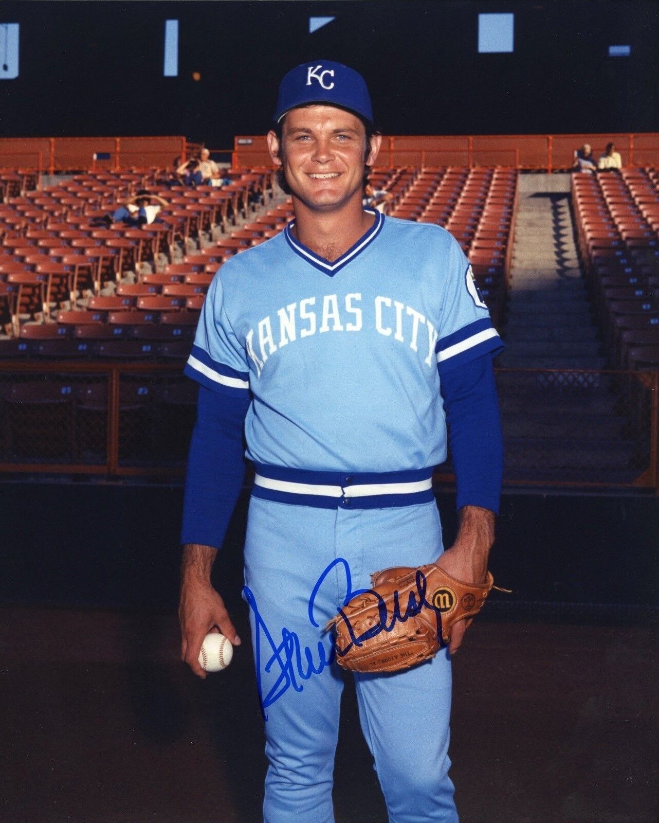 Steve Busby autographed 8x10 Kansas City Royals #4  Shipping