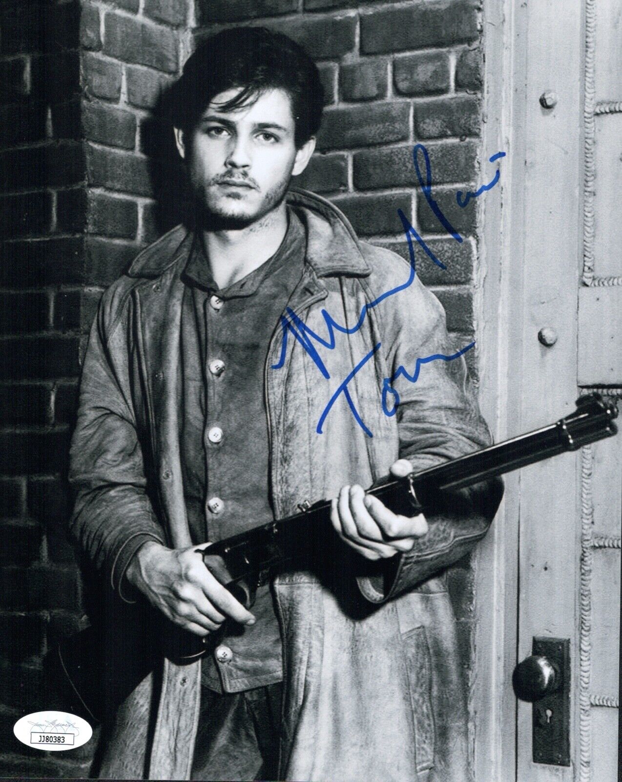 MICHAEL PARé Signed 8x10 STREETS OF FIRE Photo Poster painting PARE Autograph JSA COA Cert