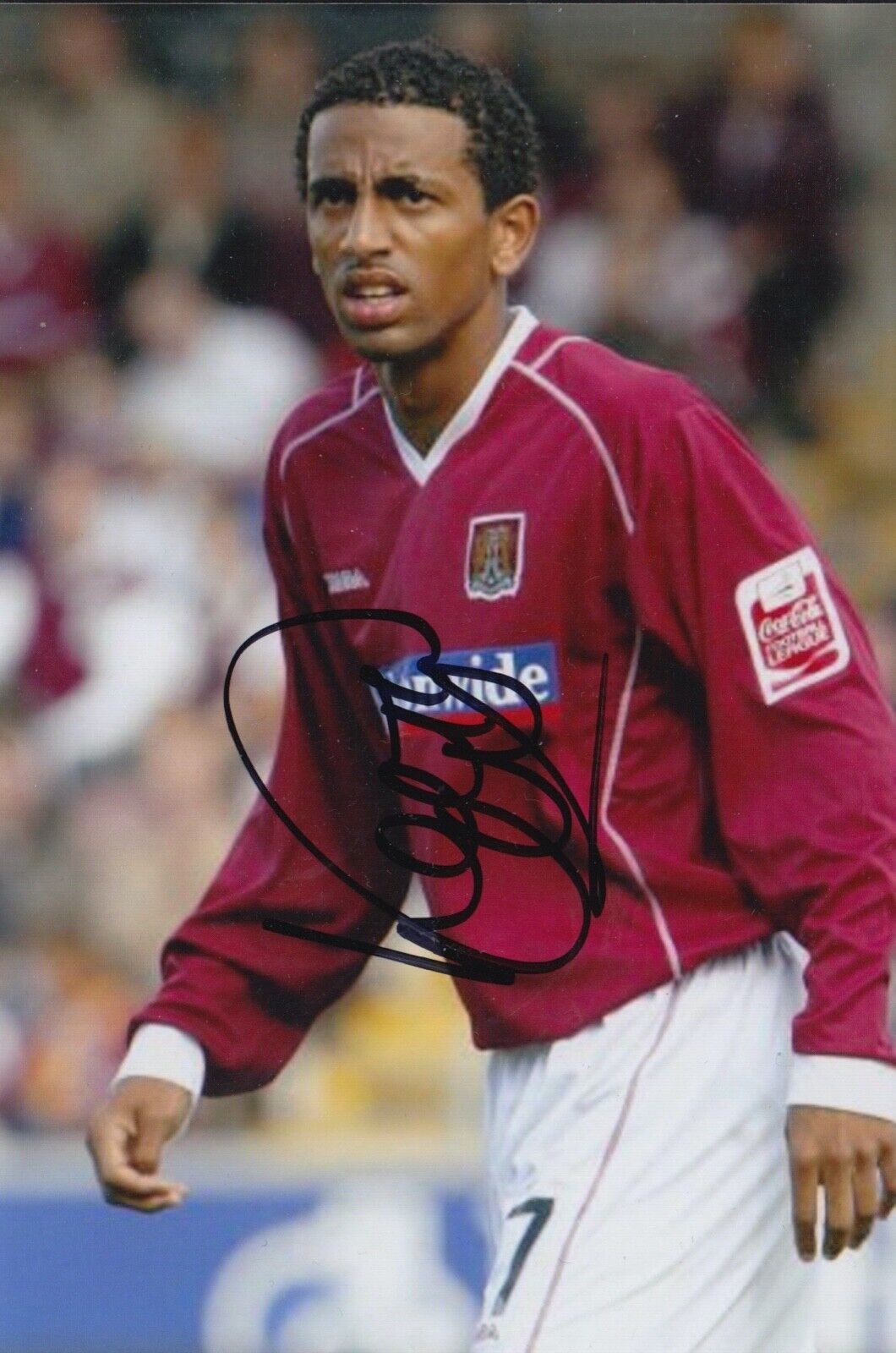 LEE WILLIAMSON HAND SIGNED 6X4 Photo Poster painting - FOOTBALL AUTOGRAPH - NORTHAMPTON TOWN.