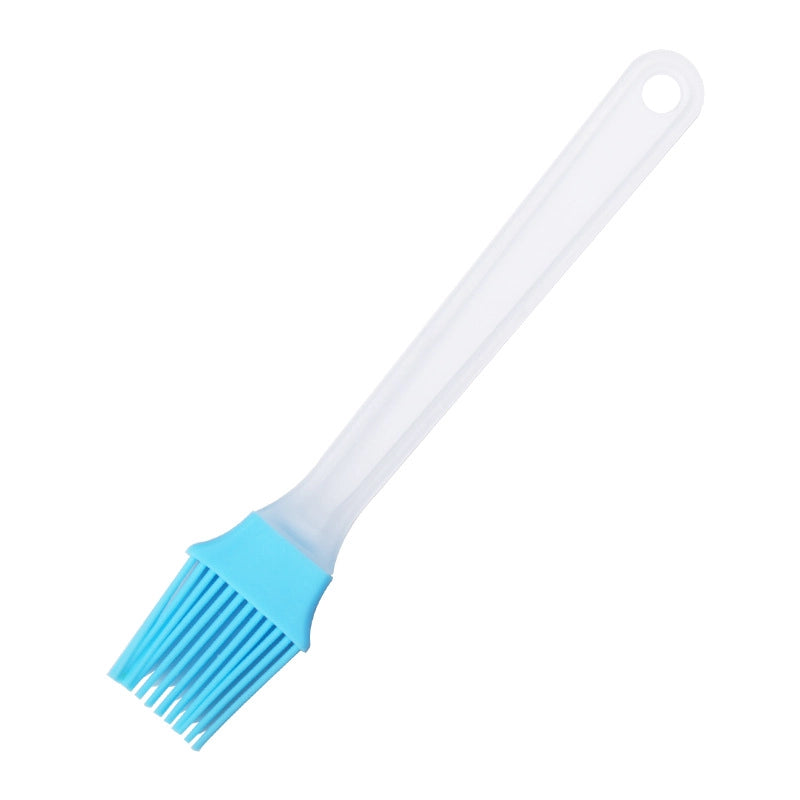 Silicone Oil Brush Small Split Non-lint Barbecue Seasoning Brush High Temperature Baking Oil Brush Plastic Handle Barbecue Brush